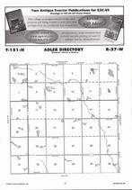 Adler Township, Goose River, Beaver Creek, Directory Map, Nelson County 2007